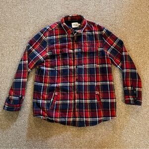 Ugg Trent Quilted Shirt Jacket Plaid